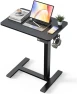 Thumbnail Overbed Bedside Table with Wheels, Electric Standing Desk Adjustable Height — Standing Desk, YOLEZO