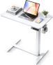 Thumbnail Overbed Bedside Table with Wheels, Electric Standing Desk Adjustable Height — Standing Desk, YOLEZO