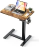 Thumbnail Overbed Bedside Table with Wheels, Electric Standing Desk Adjustable Height — Standing Desk, YOLEZO