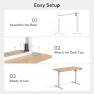 Thumbnail Small One-Piece Standing Desk — Standing Desk, CubiCubi