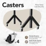 Thumbnail Small Standing Desk with Wheels — Standing Desk, HUANUO