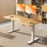 Thumbnail Solid Wood Dual Motor Standing Desk — Standing Desk, FLEXISPOT