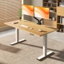 Thumbnail Solid Wood Dual Motor Standing Desk — Standing Desk, FLEXISPOT