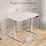 Thumbnail Standing Desk Height Adjustable Small Electric Sit Stand Desk — Standing Desk, Kingant