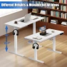 Thumbnail Whole Piece Standing Desk with Wheels Adjustable Height — Standing Desk, iWkstation