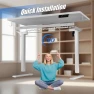 Thumbnail Whole Piece Standing Desk with Wheels Adjustable Height — Standing Desk, iWkstation