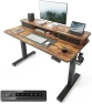 Thumbnail 48 x 24 Inch Height Adjustable Electric Standing Desk with Double Drawer — Standing Desk, FEZIBO