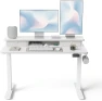 Thumbnail 48 x 24 Inch Height Adjustable Electric Standing Desk with Double Drawer — Standing Desk, FEZIBO