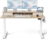 Thumbnail 48 x 24 Inch Height Adjustable Electric Standing Desk with Double Drawer — Standing Desk, FEZIBO