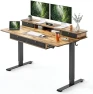 Thumbnail 48" x 24" Standing Desk with Drawers, Height Adjustable Electric Workstation, Computer Sit Stand Up Table with Large... — Standing Desk, CubiCubi