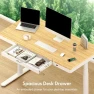Thumbnail 55" Bamboo Standing Desk, Dual Motor 3 Stages Adjustable Height Electric Computer Workstation with Wireless Charging,... — Standing Desk, FLEXISPOT