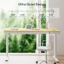 Thumbnail 55" Bamboo Standing Desk, Dual Motor 3 Stages Adjustable Height Electric Computer Workstation with Wireless Charging,... — Standing Desk, FLEXISPOT