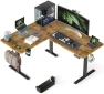 Thumbnail 55x45 Inches Reversible L Shaped Standing Desk with Cup Holder — Standing Desk, WALKINGDESK