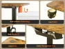 Thumbnail 55x45 Inches Reversible L Shaped Standing Desk with Cup Holder — Standing Desk, WALKINGDESK