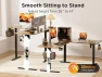 Thumbnail 55x45 Inches Reversible L Shaped Standing Desk with Cup Holder — Standing Desk, WALKINGDESK