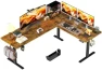 Thumbnail 55x45 Inches Reversible L Shaped Standing Desk with Cup Holder — Standing Desk, WALKINGDESK