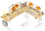 Thumbnail 55x45 Inches Reversible L Shaped Standing Desk with Cup Holder — Standing Desk, WALKINGDESK