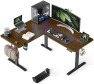 Thumbnail 55x45 Inches Reversible L Shaped Standing Desk with Cup Holder — Standing Desk, WALKINGDESK