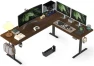 Thumbnail 55x45 Inches Reversible L Shaped Standing Desk with Cup Holder — Standing Desk, WALKINGDESK