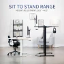Thumbnail Electric Corner L-Shaped Standing Desk — Standing Desk, VIVO