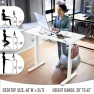 Thumbnail Electric Height Adjustable Standing Desk with Drawer, Memory Preset and Cable Management Tray — Standing Desk, SHW