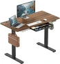 Thumbnail Electric Height Adjustable Standing Desk with Drawer, Memory Preset and Cable Management Tray — Standing Desk, SHW