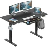Thumbnail Electric Height Adjustable Standing Desk with Drawer, Memory Preset and Cable Management Tray — Standing Desk, SHW