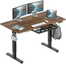 Thumbnail Electric Height Adjustable Standing Desk with Drawer, Memory Preset and Cable Management Tray — Standing Desk, SHW