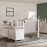 Thumbnail Electric L Shaped Standing Desk with Storage — Standing Desk, FEZIBO