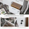 Thumbnail Electric L Shaped Standing Desk with Storage — Standing Desk, FEZIBO