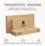 Thumbnail Electric L Shaped Standing Desk with Storage — Standing Desk, FEZIBO