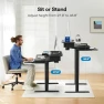 Thumbnail Electric Standing Desk with 2 Drawers & Large Keyboard Tray — Standing Desk, HUANUO