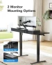 Thumbnail Electric Standing Desk with 2 Drawers & Large Keyboard Tray — Standing Desk, HUANUO