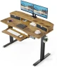 Thumbnail Electric Standing Desk with 2 Drawers & Large Keyboard Tray — Standing Desk, HUANUO
