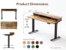 Thumbnail Electric Standing Desk with Dual Drawers — Standing Desk, BANTI
