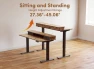 Thumbnail Electric Standing Desk with Dual Drawers — Standing Desk, BANTI