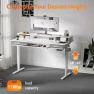 Thumbnail Electric Standing Desk with Keyboard Tray — Standing Desk, WALKINGDESK