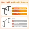 Thumbnail Electric Standing Desk with Keyboard Tray — Standing Desk, WALKINGDESK