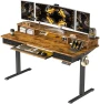 Thumbnail Electric Standing Desk with Keyboard Tray — Standing Desk, WALKINGDESK