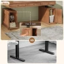 Thumbnail Farmhouse Electric Standing Desk with 3 Drawers — Standing Desk, SEDETA