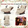 Thumbnail Full Body Massage Chair and Recliner with Zero Gravity, Wood Grain Leather — Massage Chairs, yewglen