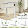 Thumbnail Glass Standing Desk with Drawers and USB Charging — Standing Desk, Furmax