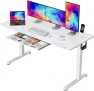 Thumbnail Glass Standing Desk with Drawers and USB Charging — Standing Desk, Furmax