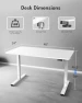 Thumbnail Height Adjustable Electric Stand up Desk with Splice Board — Standing Desk, Zontera
