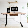 Thumbnail Height Adjustable L Shaped Corner Desk with LED Handset — Standing Desk, Fromann