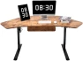 Thumbnail Height Adjustable L Shaped Corner Desk with LED Handset — Standing Desk, Fromann