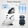 Thumbnail Massage Chair Full Body with Phone Controller and Zero Gravity — Massage Chairs, Real Relax