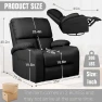 Thumbnail Rocking Recliner Chair with Massage and Heat — Massage Chairs, LAFWELL