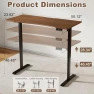 Thumbnail Solid Wood Electric Standing Desk — Standing Desk, YAZIFIRSTLY