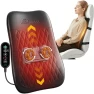 Thumbnail Ultra-Slim Shiatsu Back Massager with Heat, 4D Roller, 10 Massage Nodes — Massage Chairs, Snailax